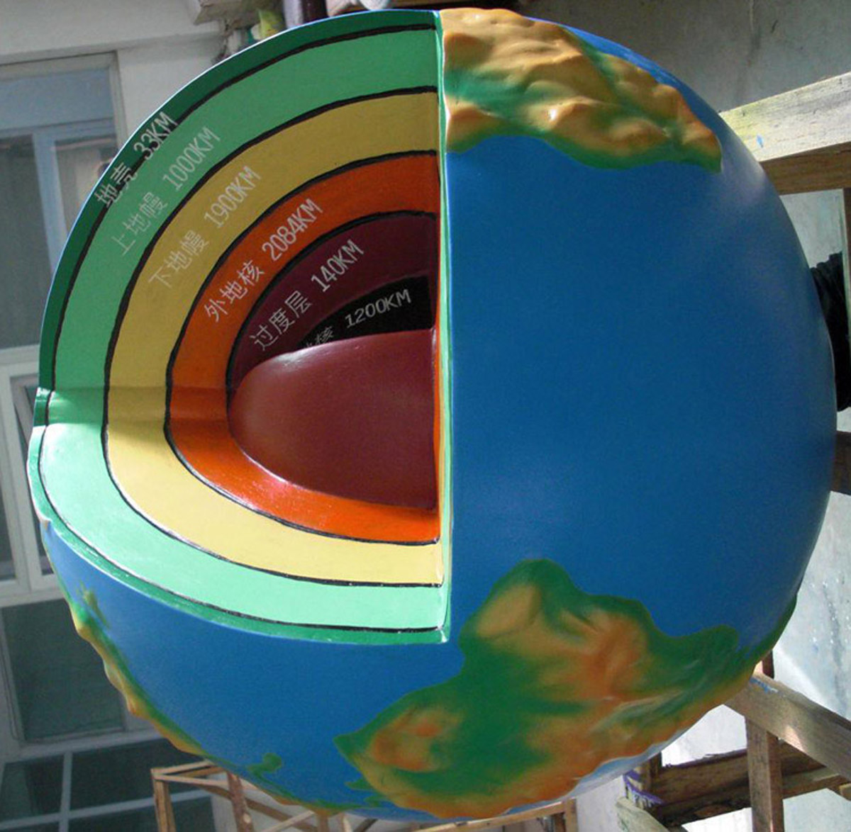 飓风地球内部模型