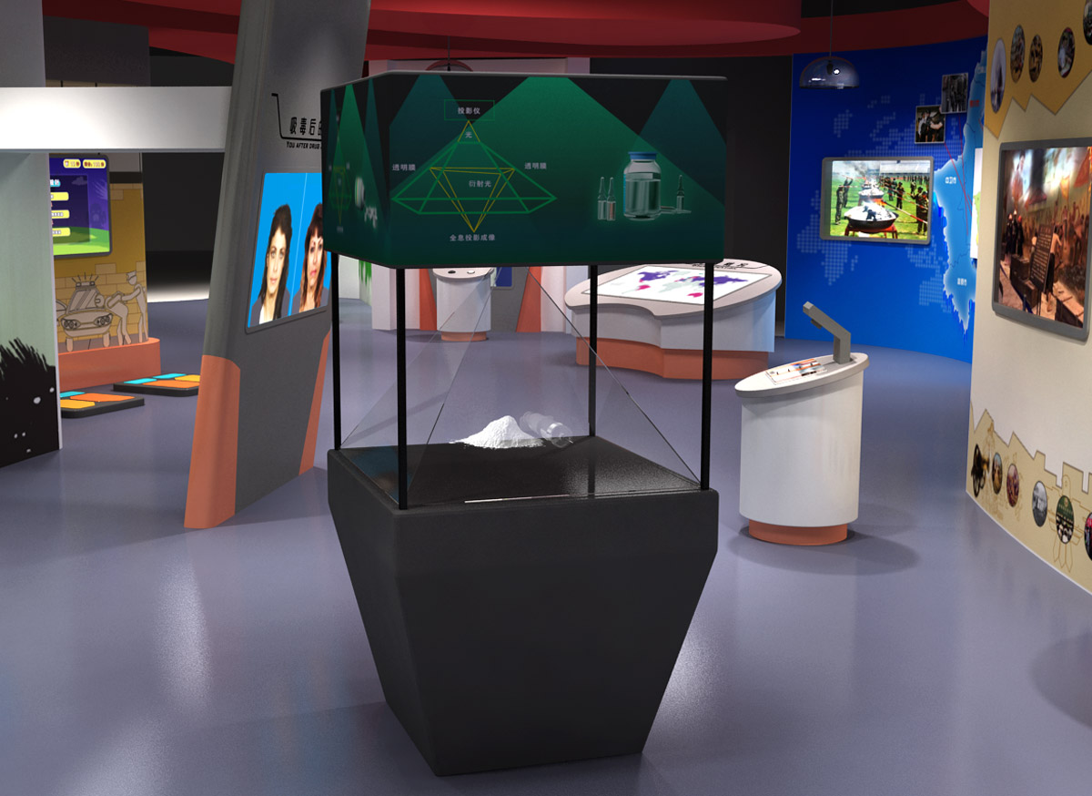 飓风禁毒3D全息展示系统